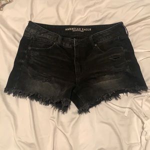 Black American eagle shorts